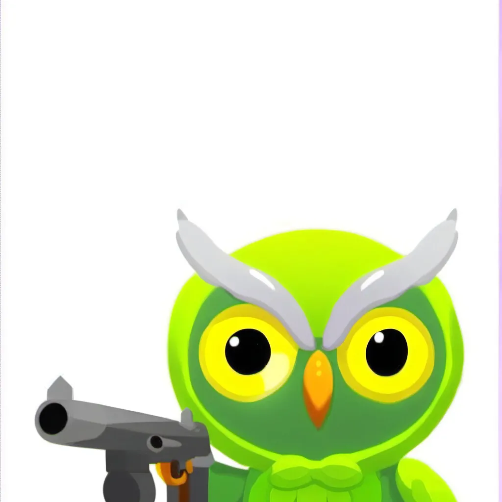 chat with ai character: Duolingo