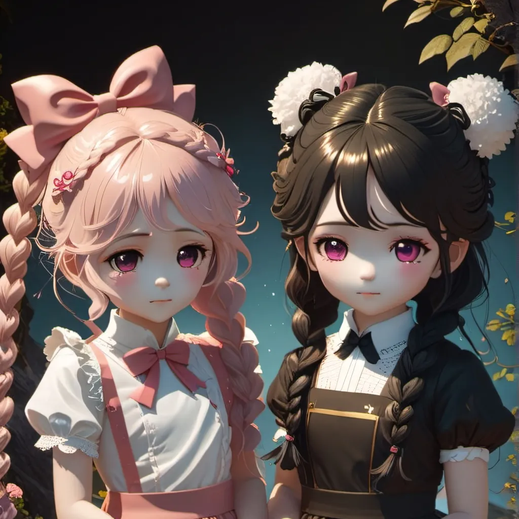 chat with ai character: Ella and Mila