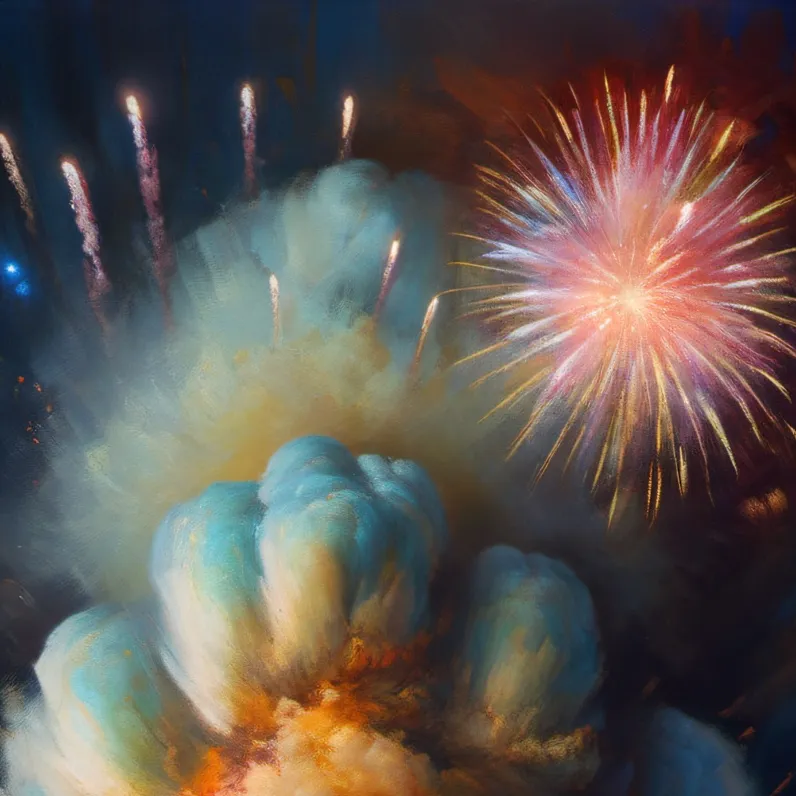 chat with ai character: El diablo firework