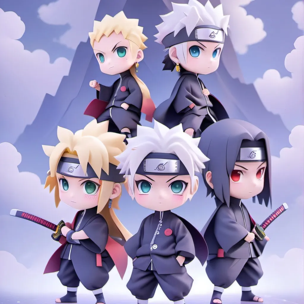 chat with ai character: akatsuki vs team 7