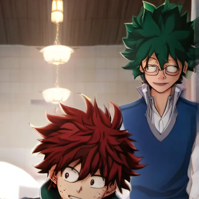 chat with ai character: spinthebottle mha