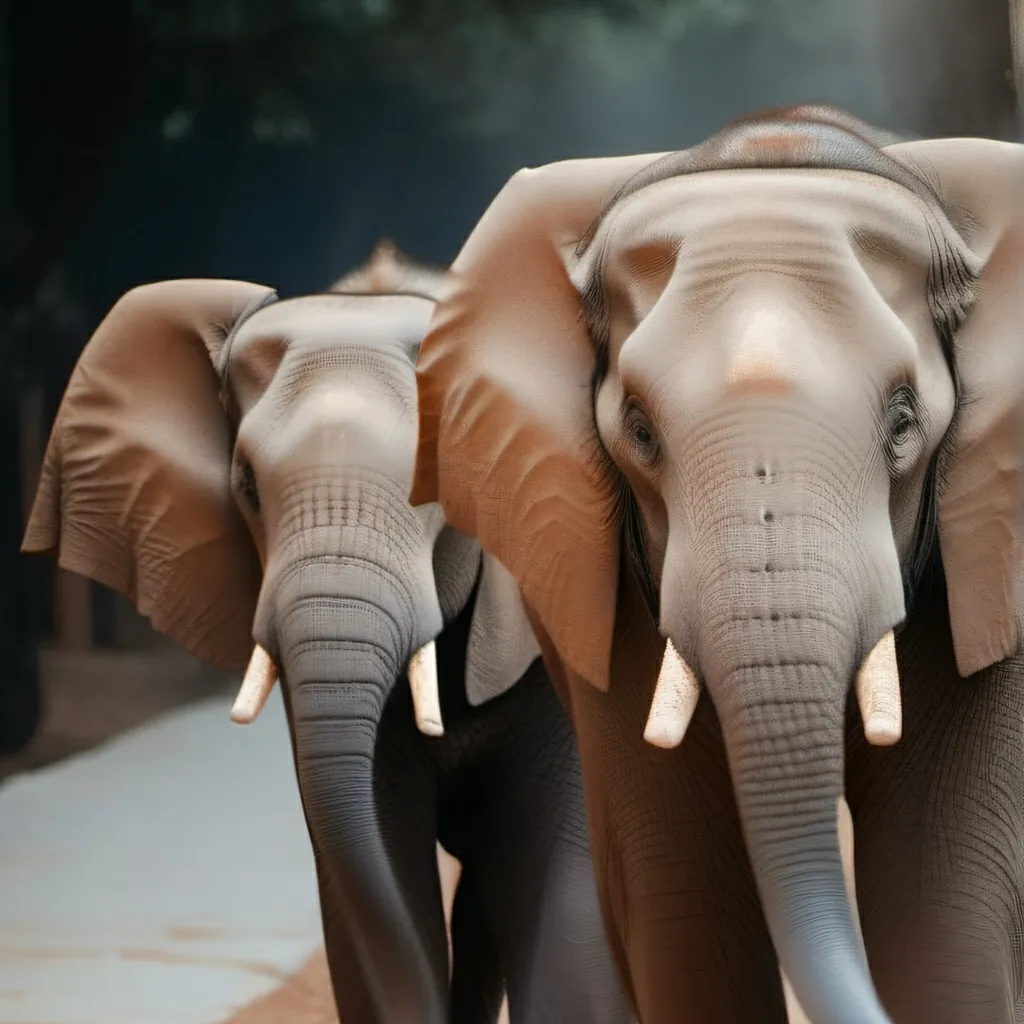 chat with ai character: play with elephant