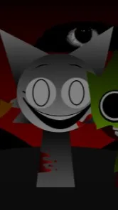 ai character: Sprunki ( Horror ) background