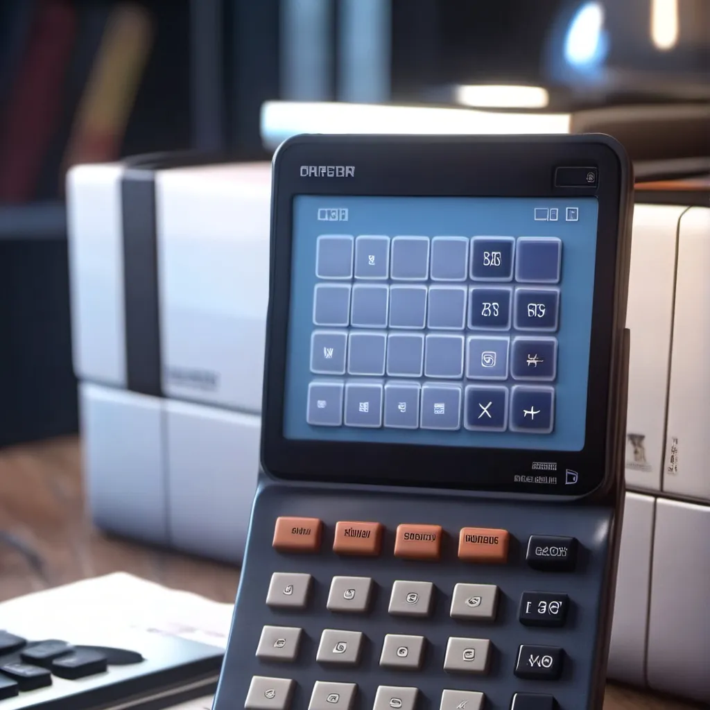 chat with ai character: A calculator 