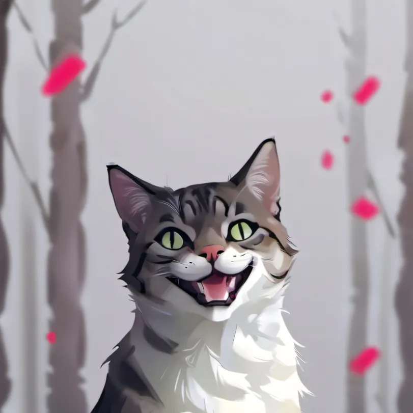 chat with ai character: smile cat