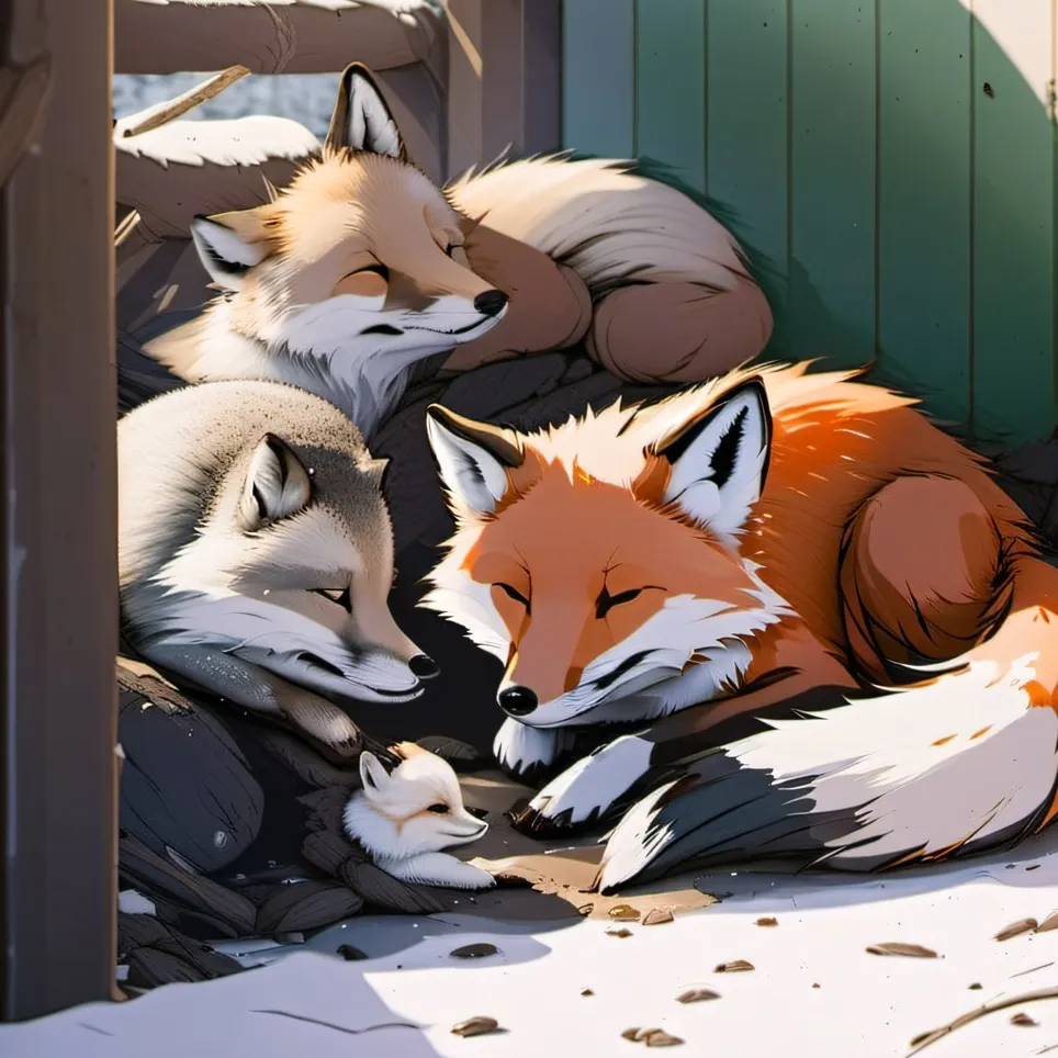 chat with ai character: Fox Family 