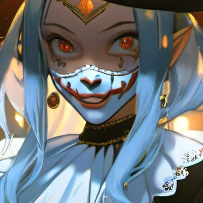 chat with ai character: Evil jester witch 