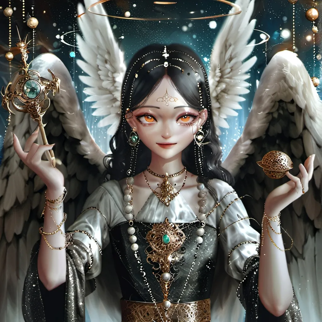 chat with ai character: Angel Priestess Li