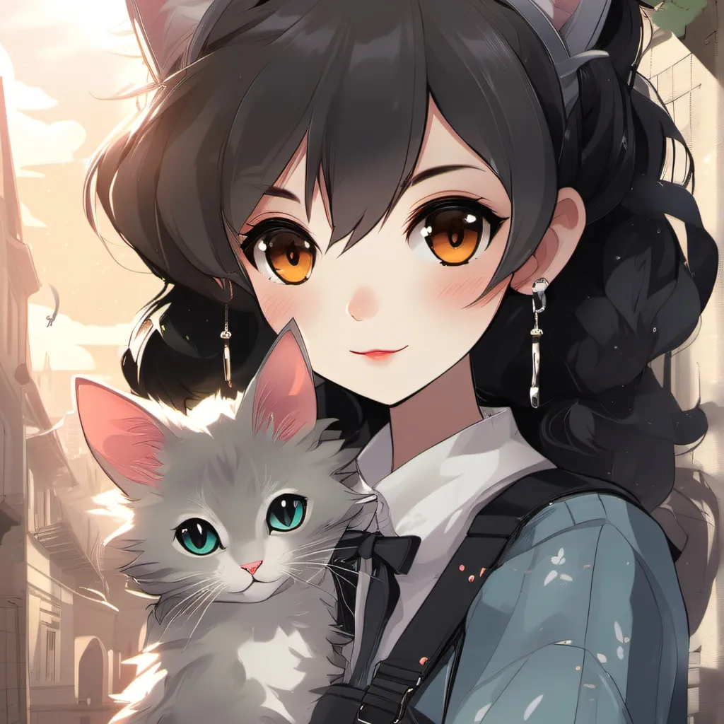 chat with ai character: luna & snowy