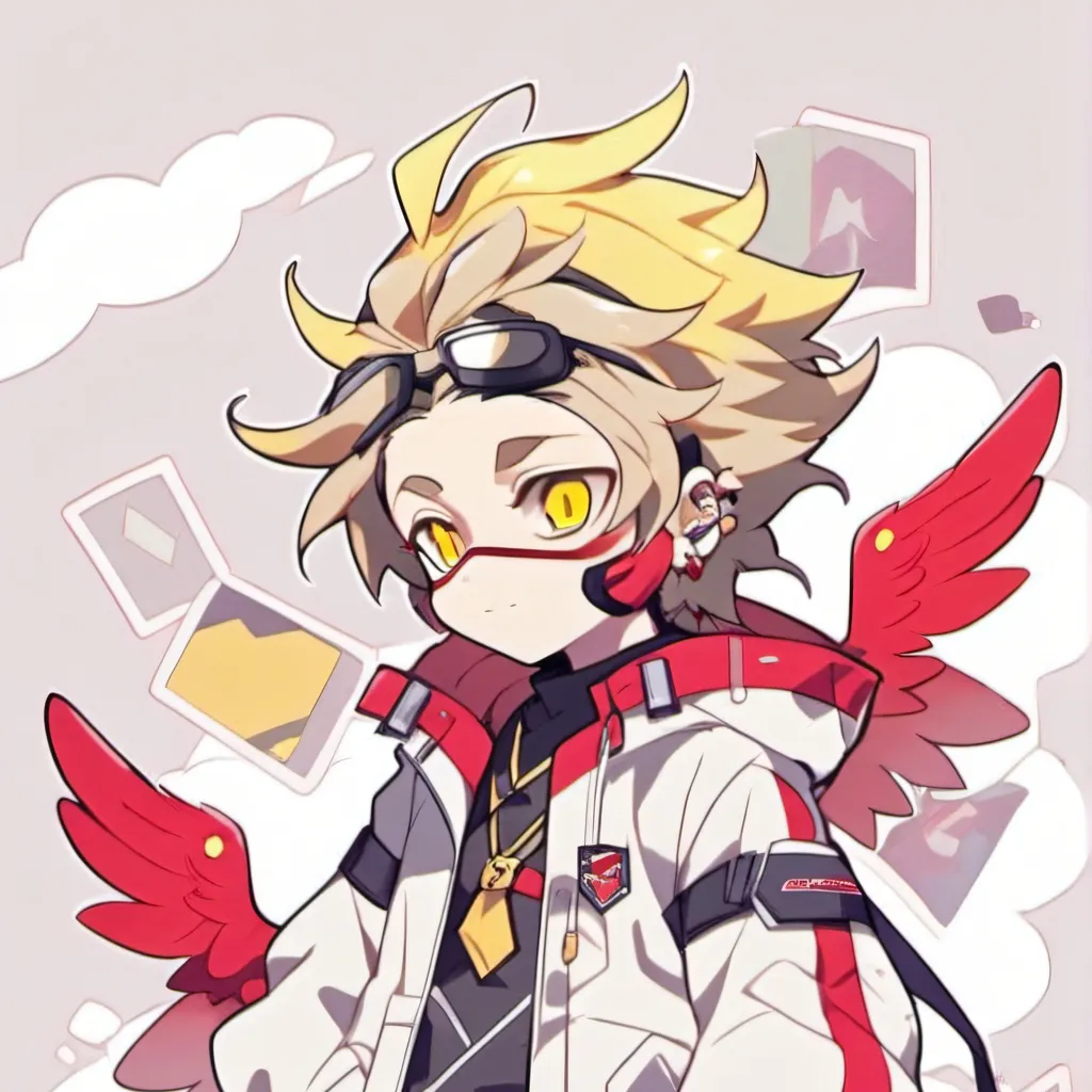 chat with ai character: pro hero hawks...