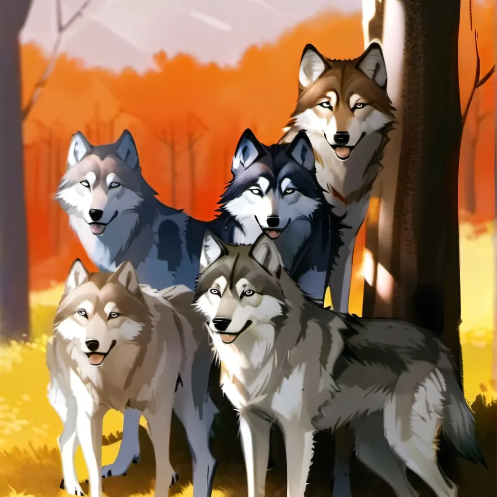 chat with ai character: wolf pack