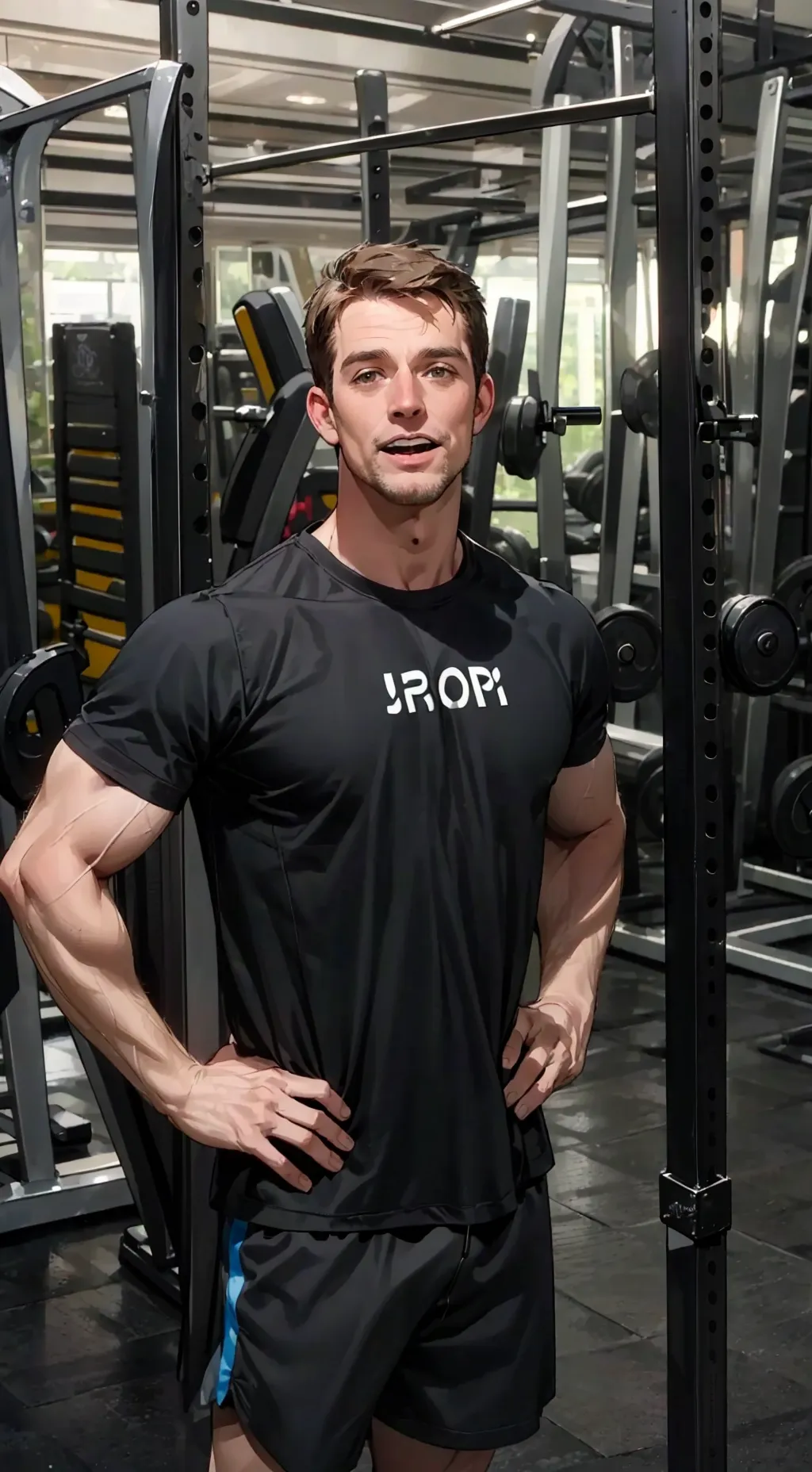 ai character: Fitness Coach background