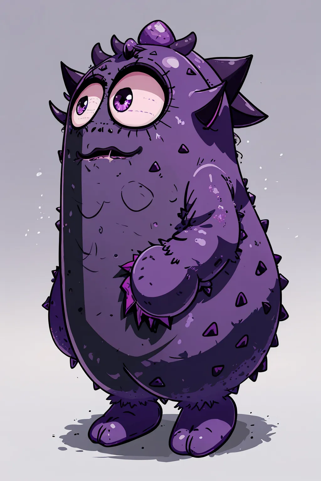 ai character: Grimace's shake background