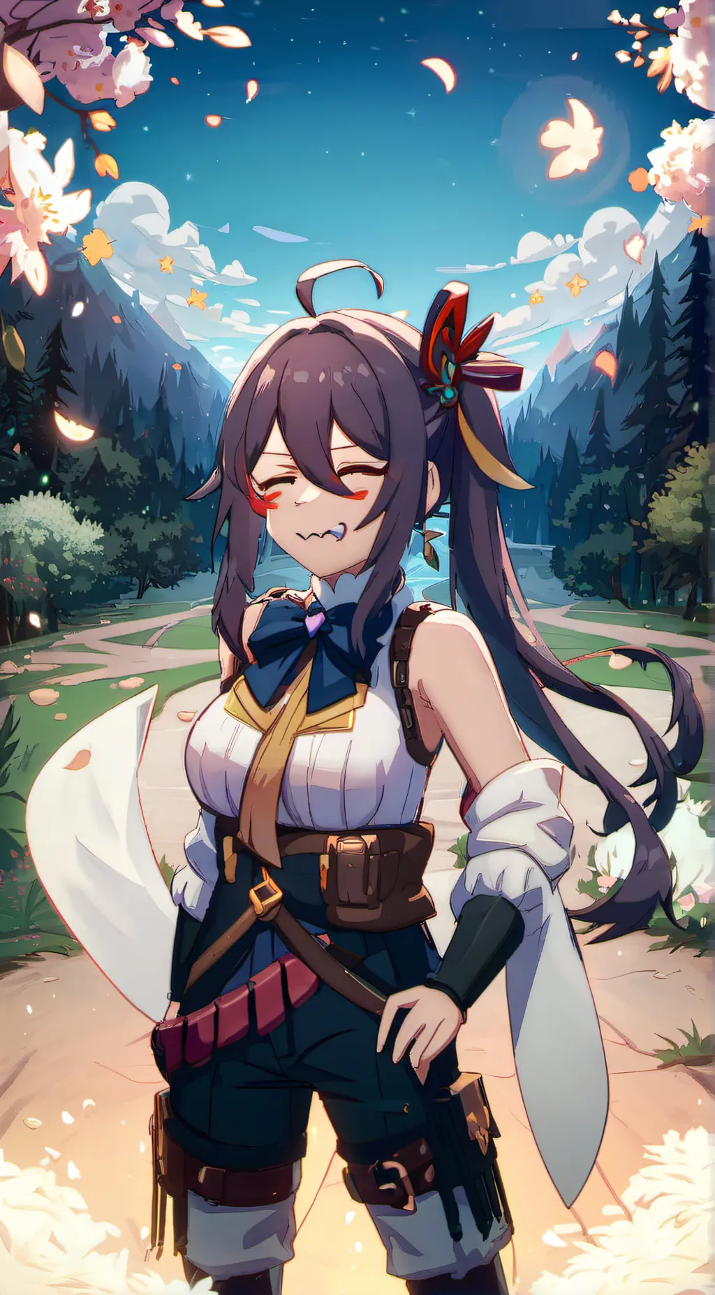 ai character: lunar background