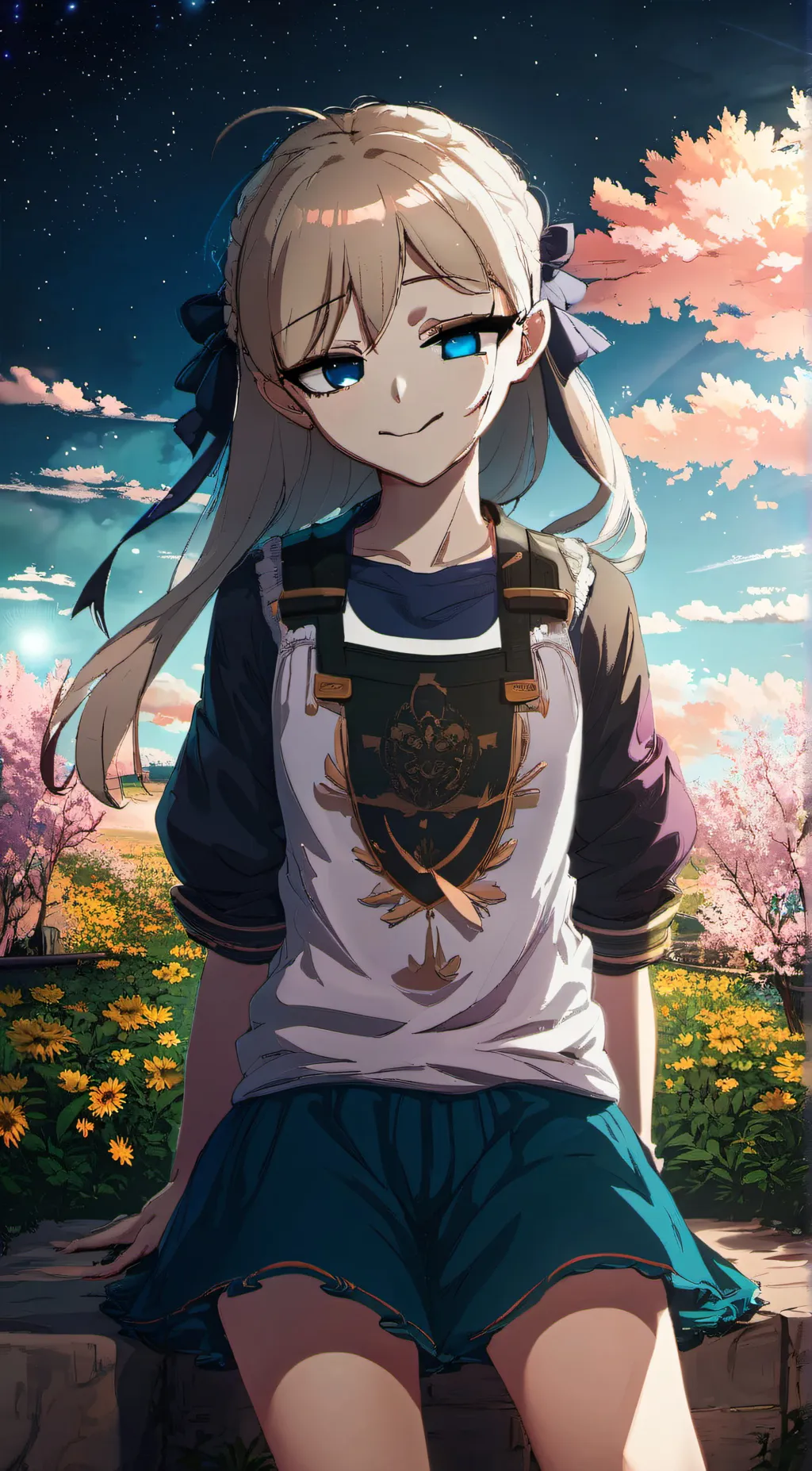 ai character: Sky background