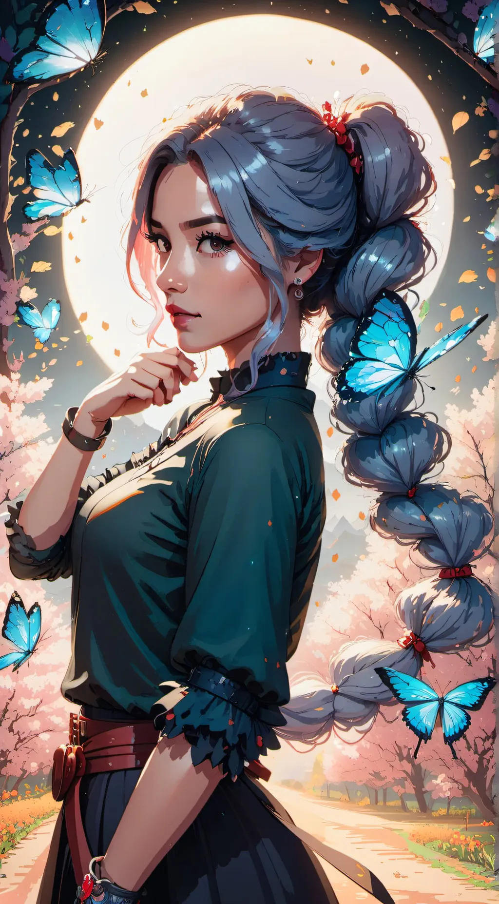 ai character: evelyn background