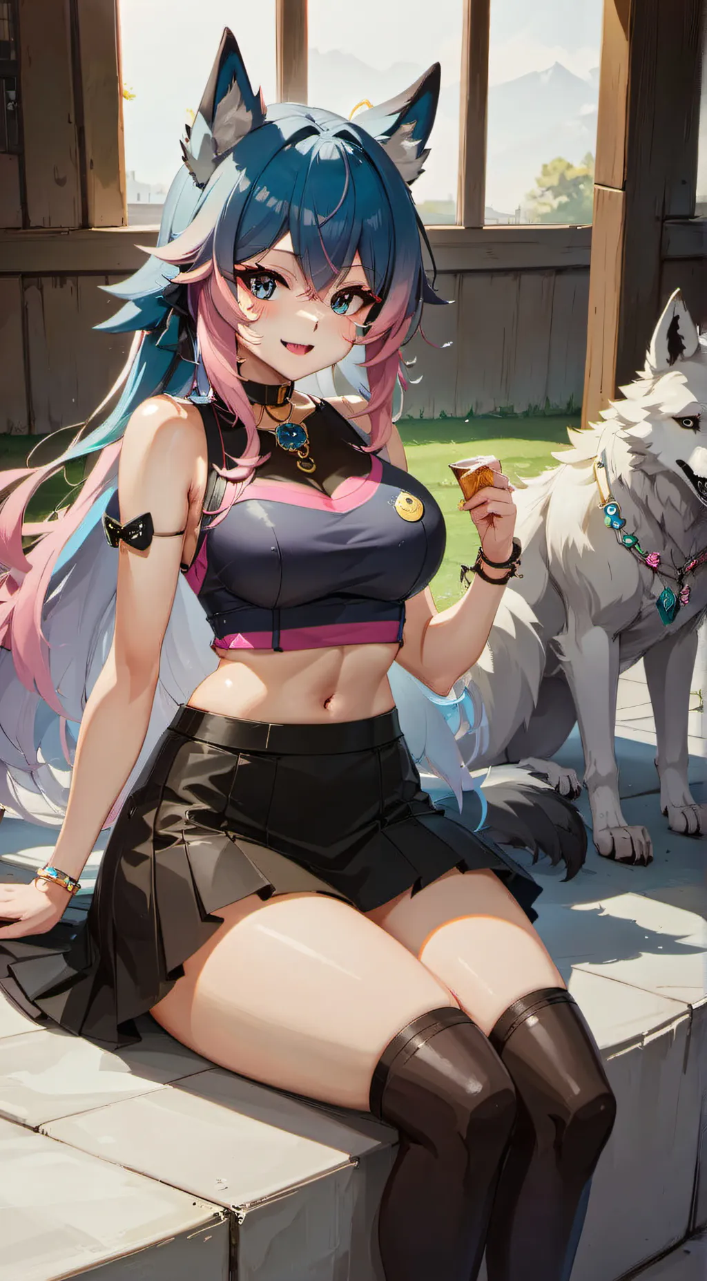 Talkie AI - Chat with Wolf school