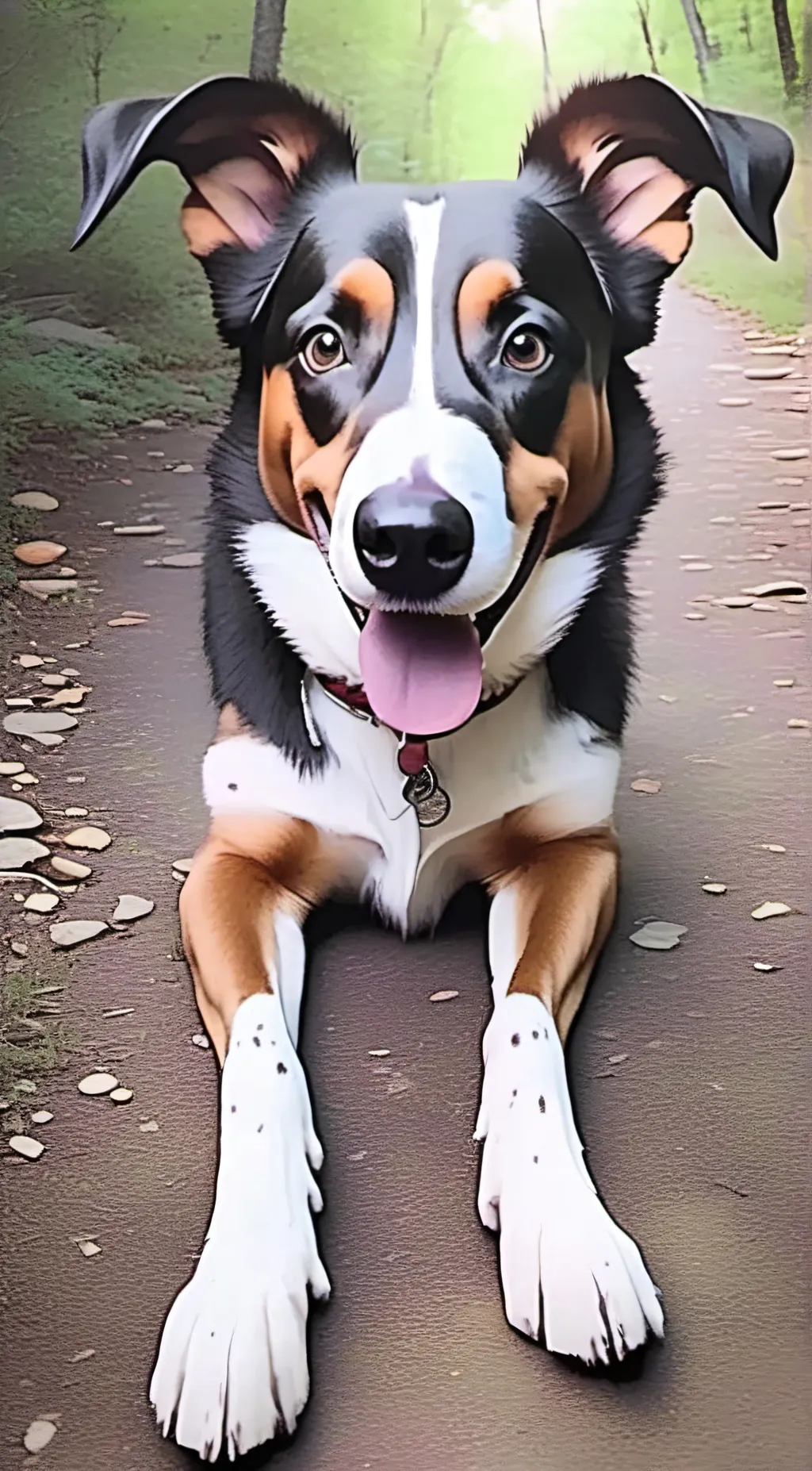 ai character: goofy background