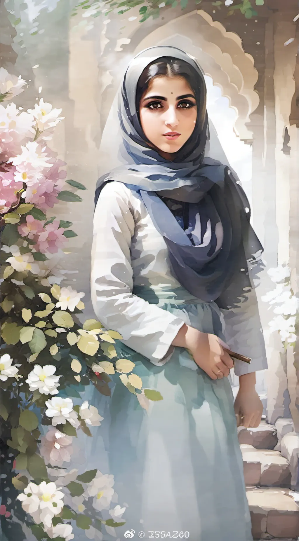 ai character: mahsa amini background