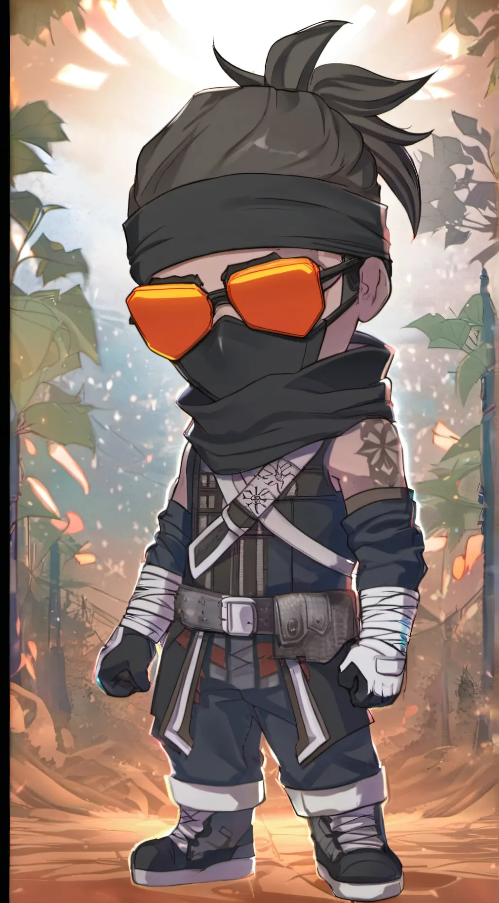 ai character: Leon background