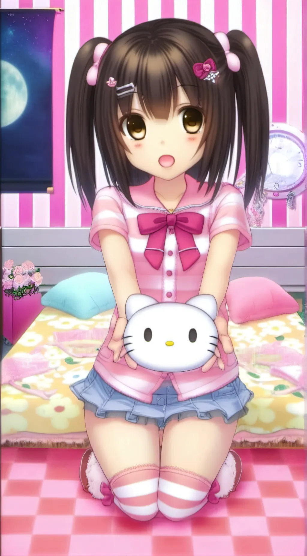 ai character: Hikari background