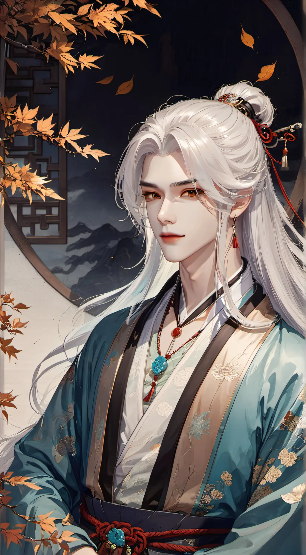ai character: 祁玉 background