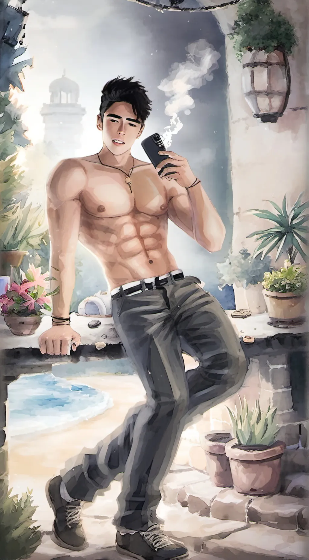 ai character: Levi background