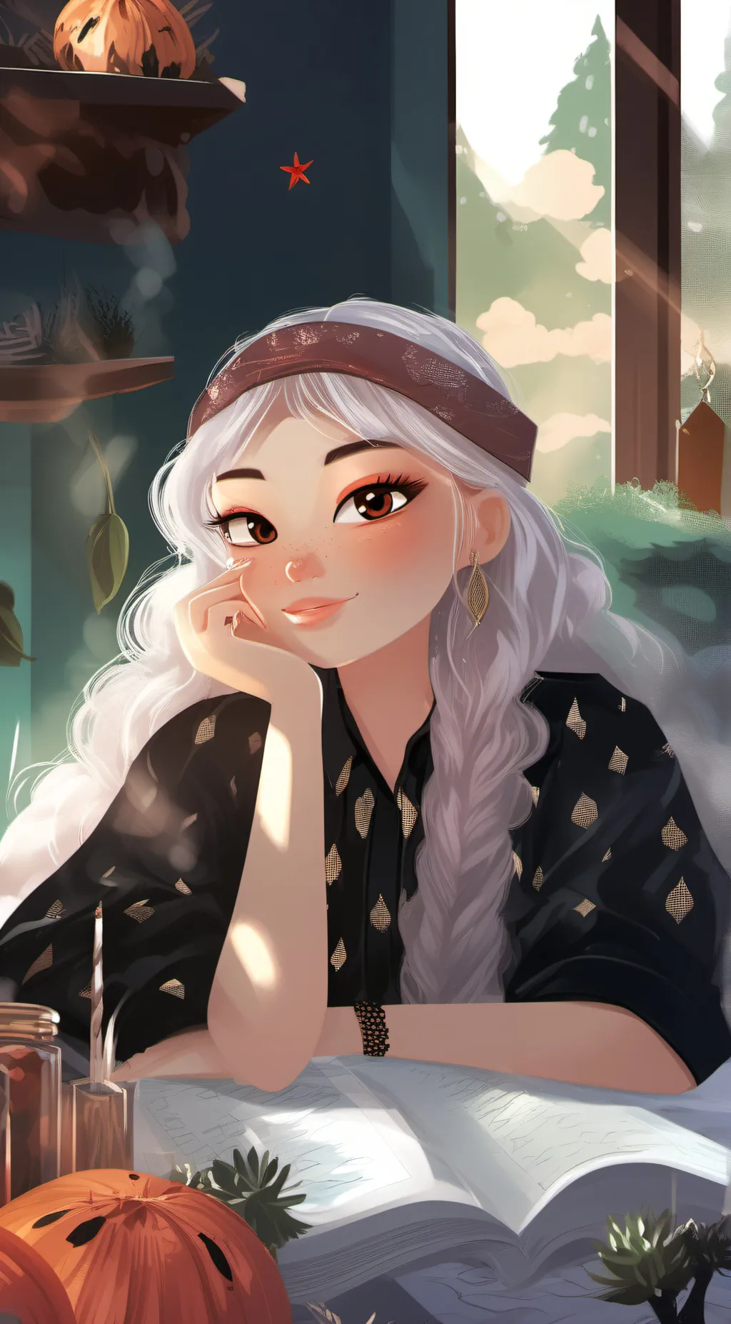 ai character: Maya background