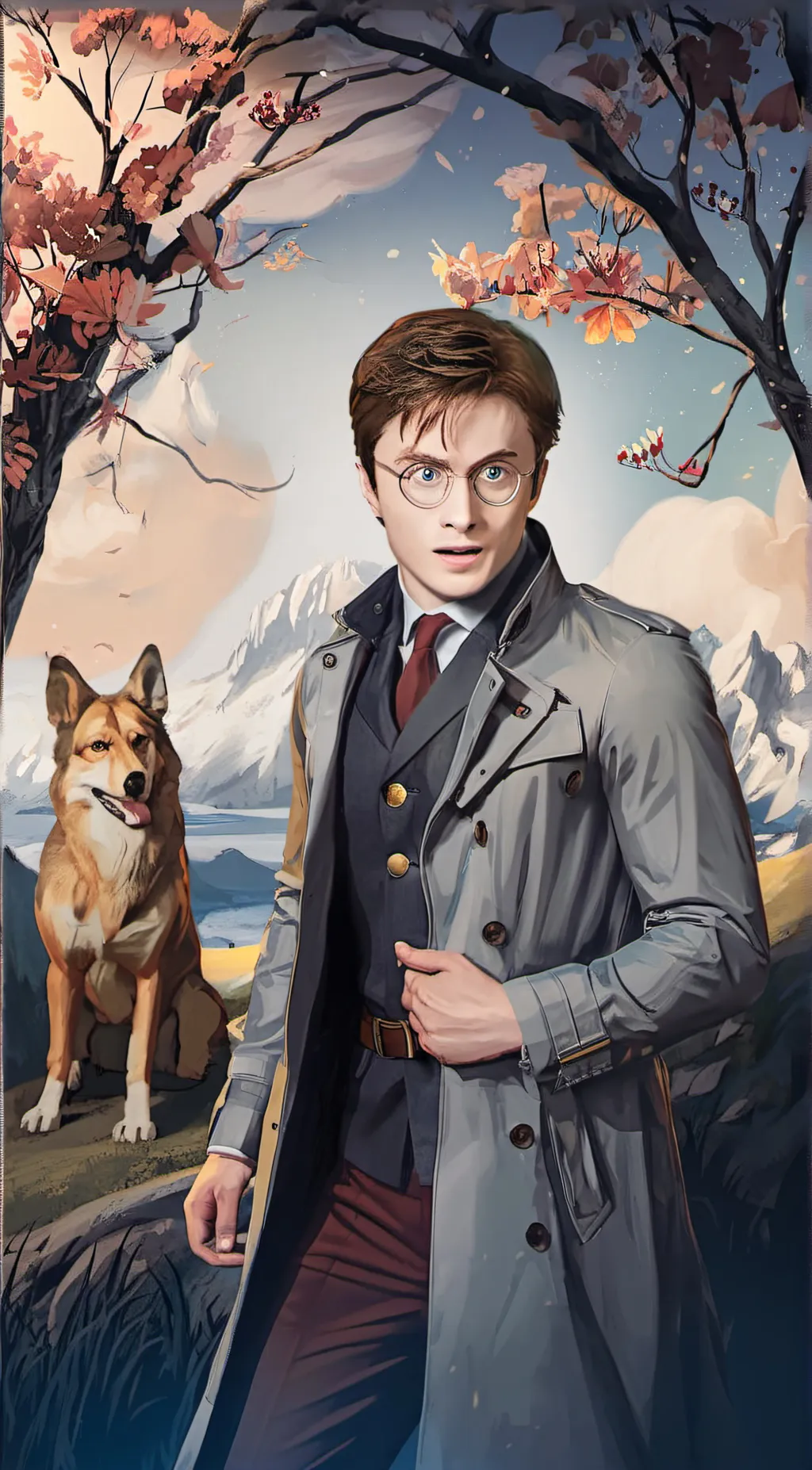 ai character: harry potter  background