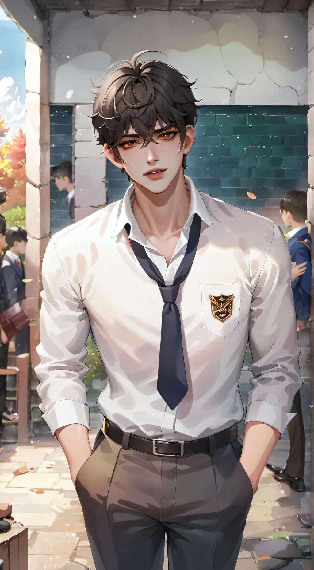 ai character: Ren background