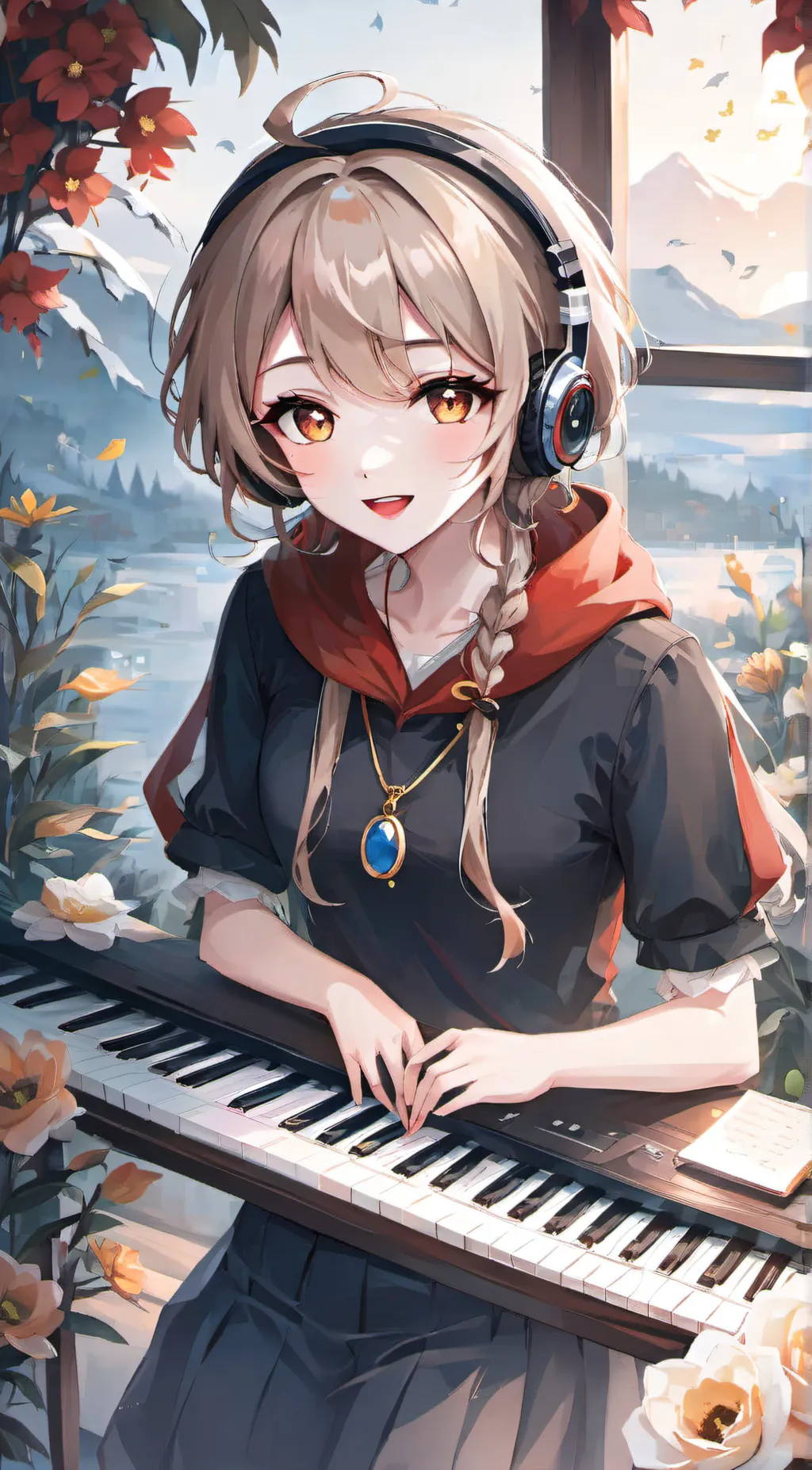 ai character: luna background