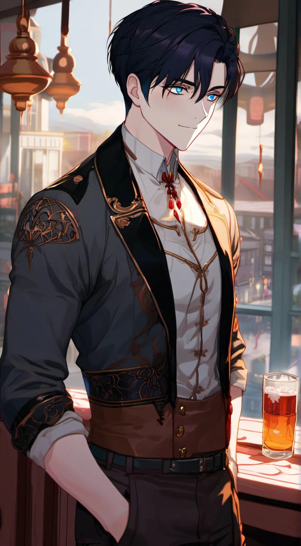 ai character: Damon background