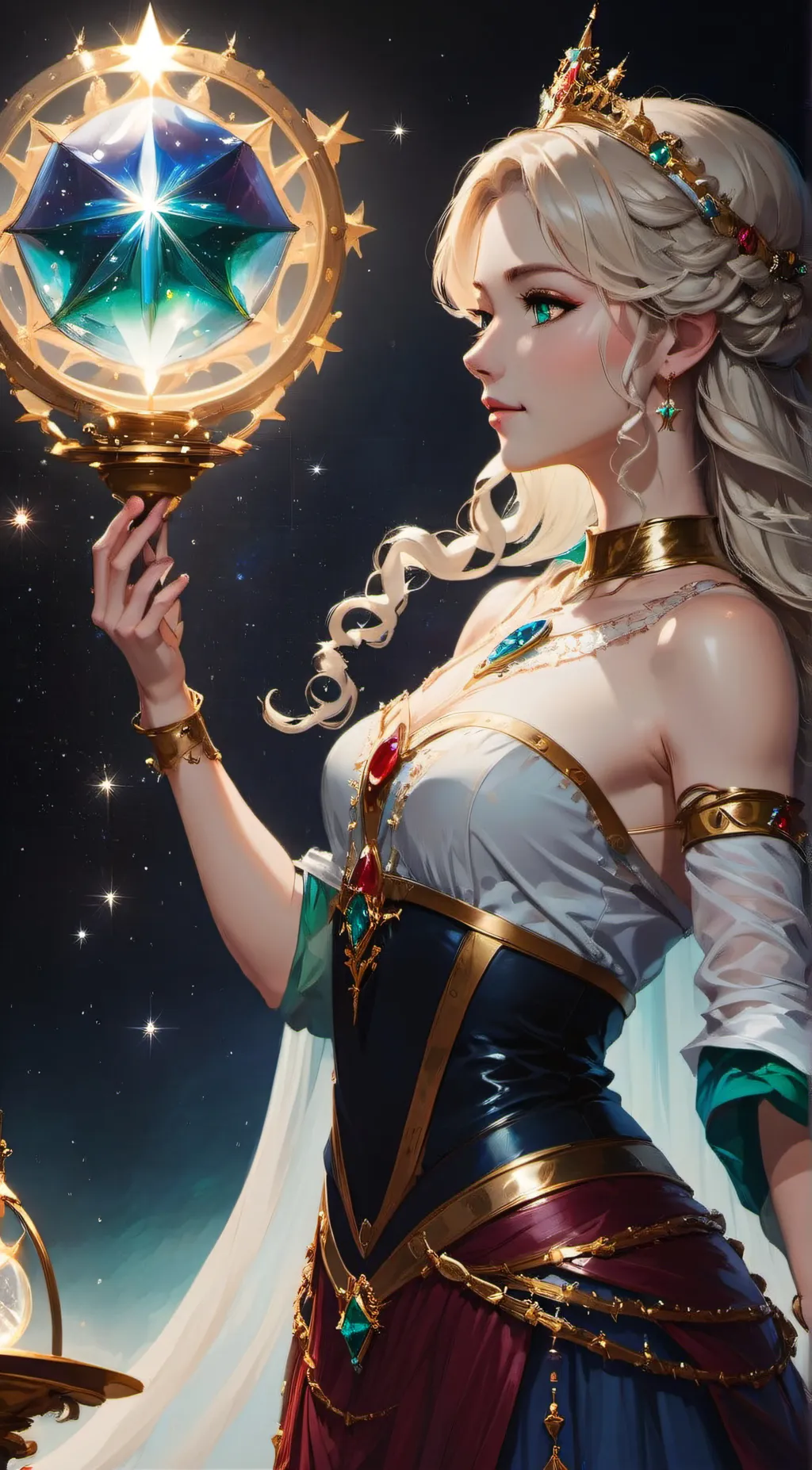 ai character: Celeste  background