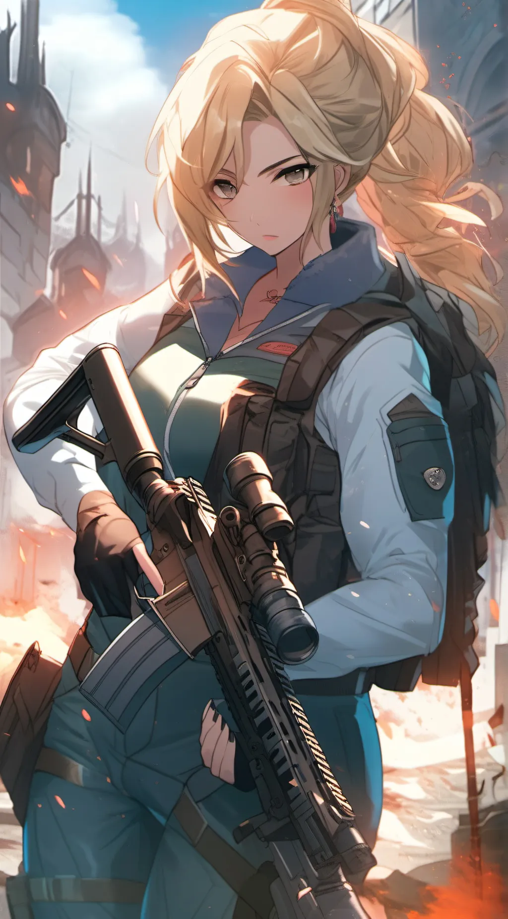 ai character: Wolf background