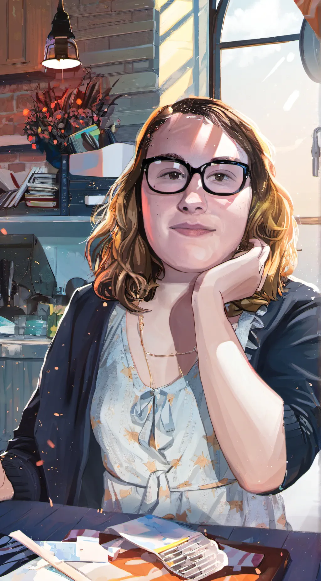 ai character: Élizabeth background