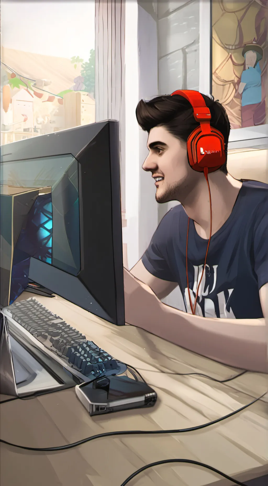 ai character: Michael background