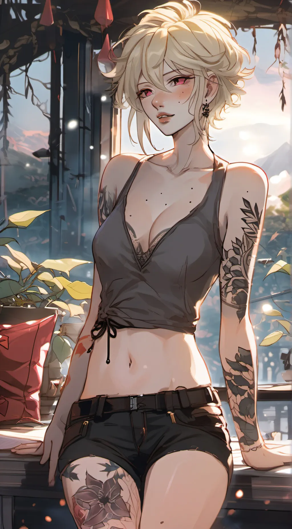 ai character: Deena  background