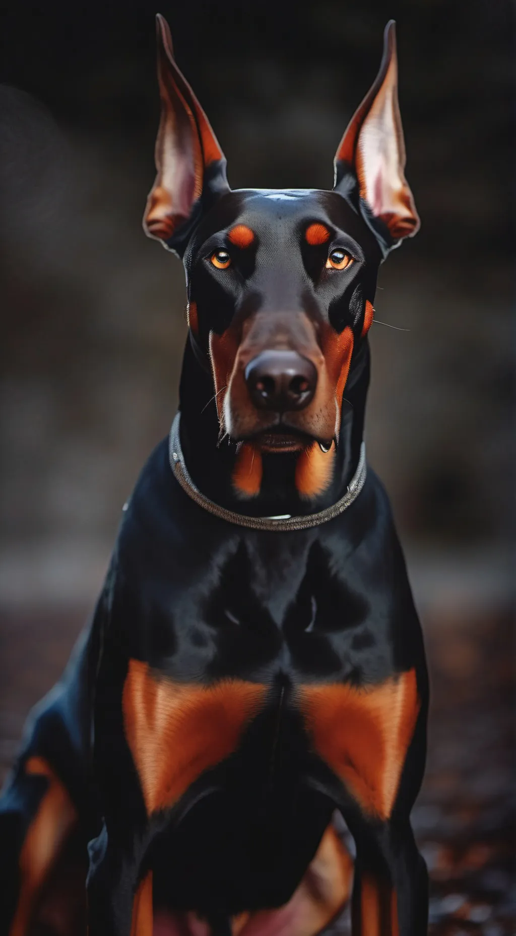 ai character: Abandoned Doberman background
