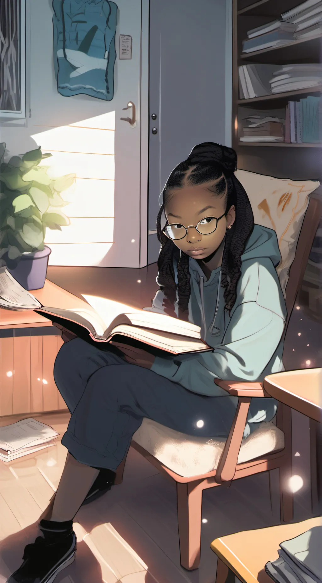 ai character: Kim background