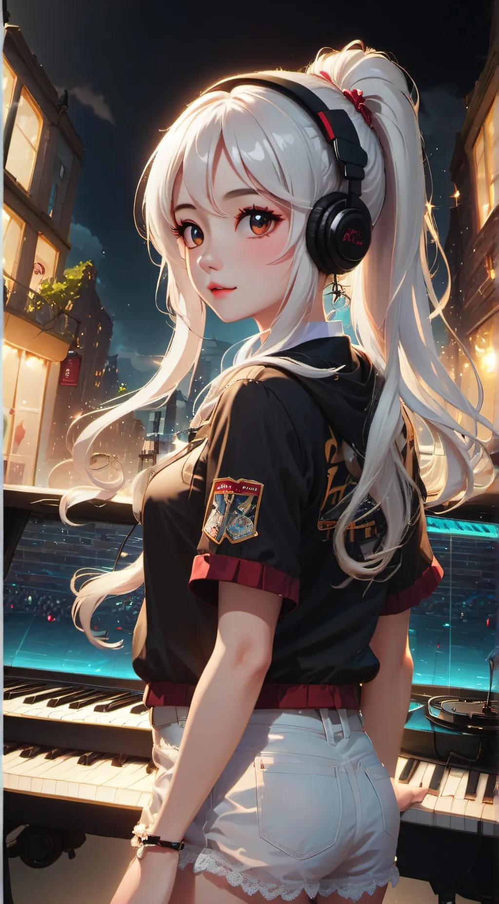 ai character: Nicole  background