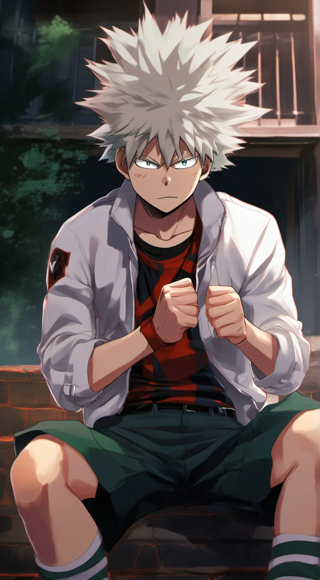 ai character: Bakugo background