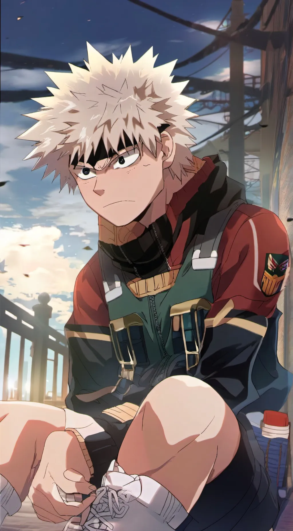 ai character: bakugou background
