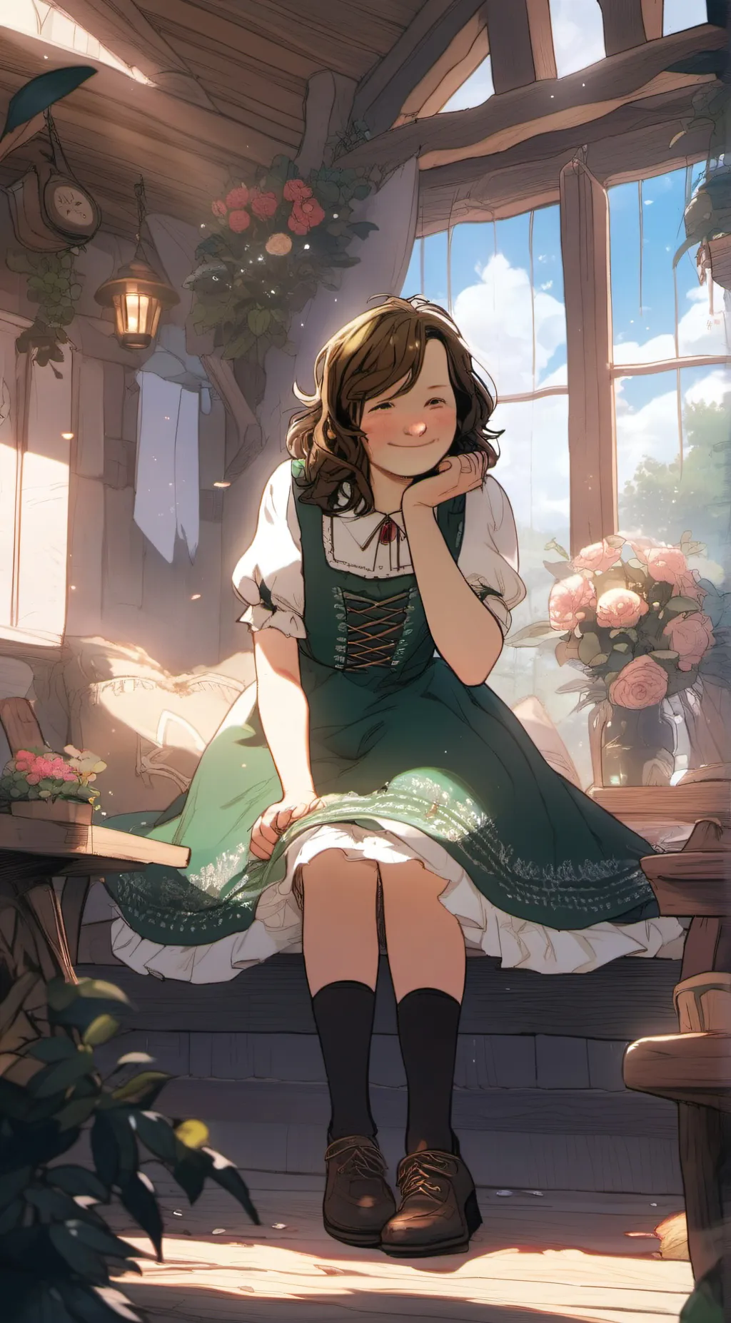 ai character: kayla background