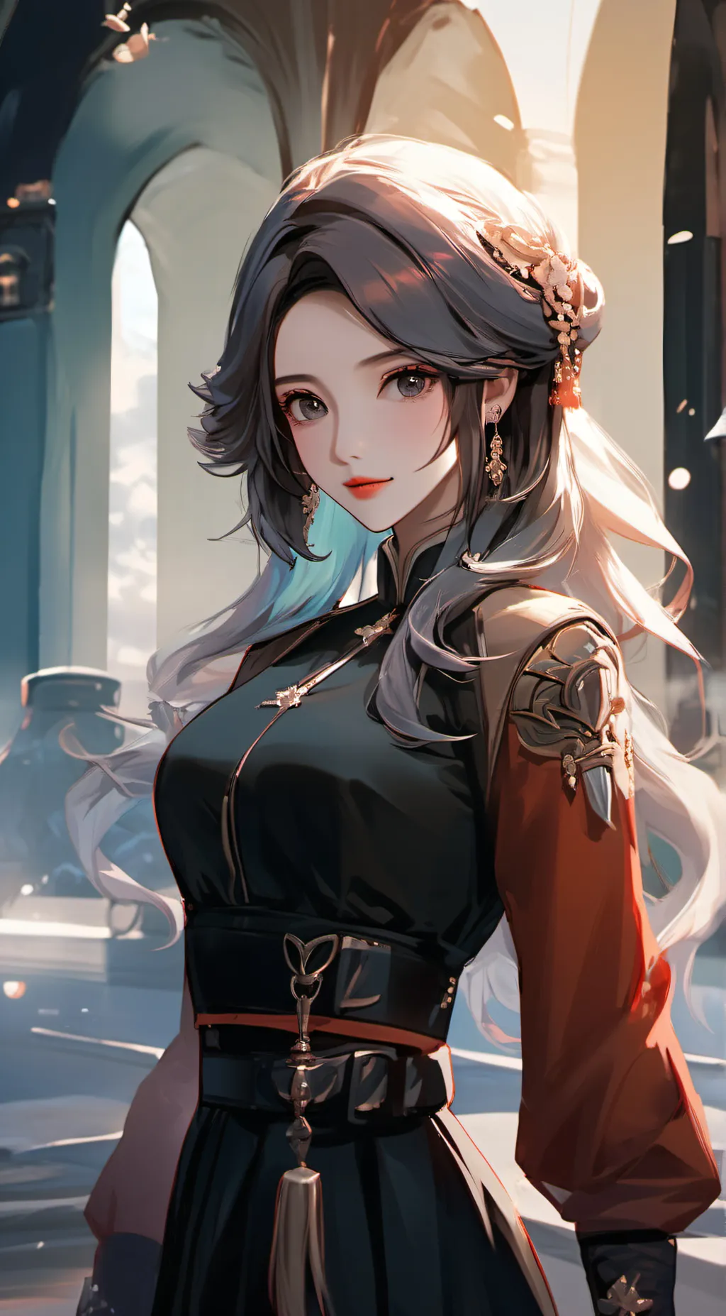 ai character: emily background