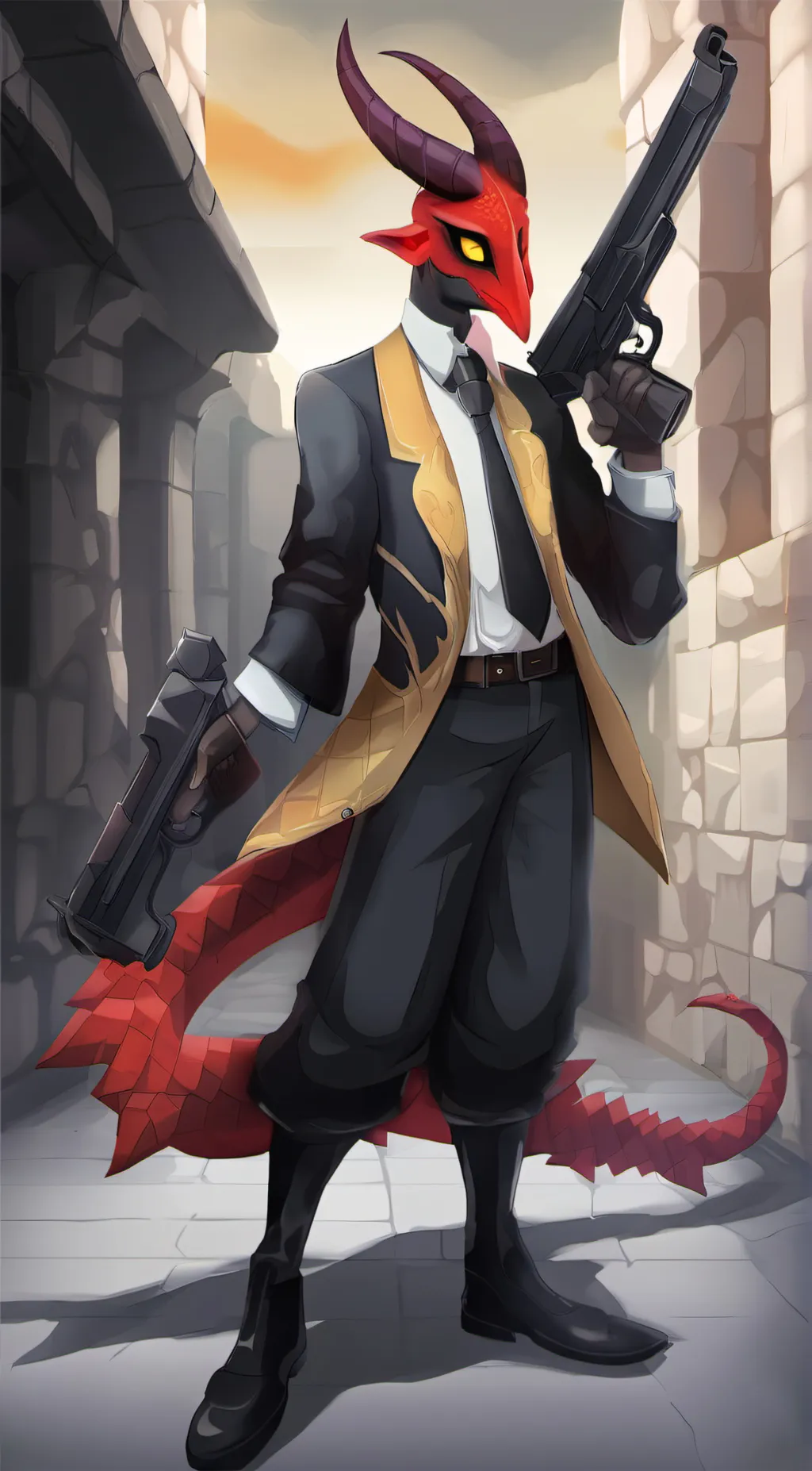 ai character: blizo  background