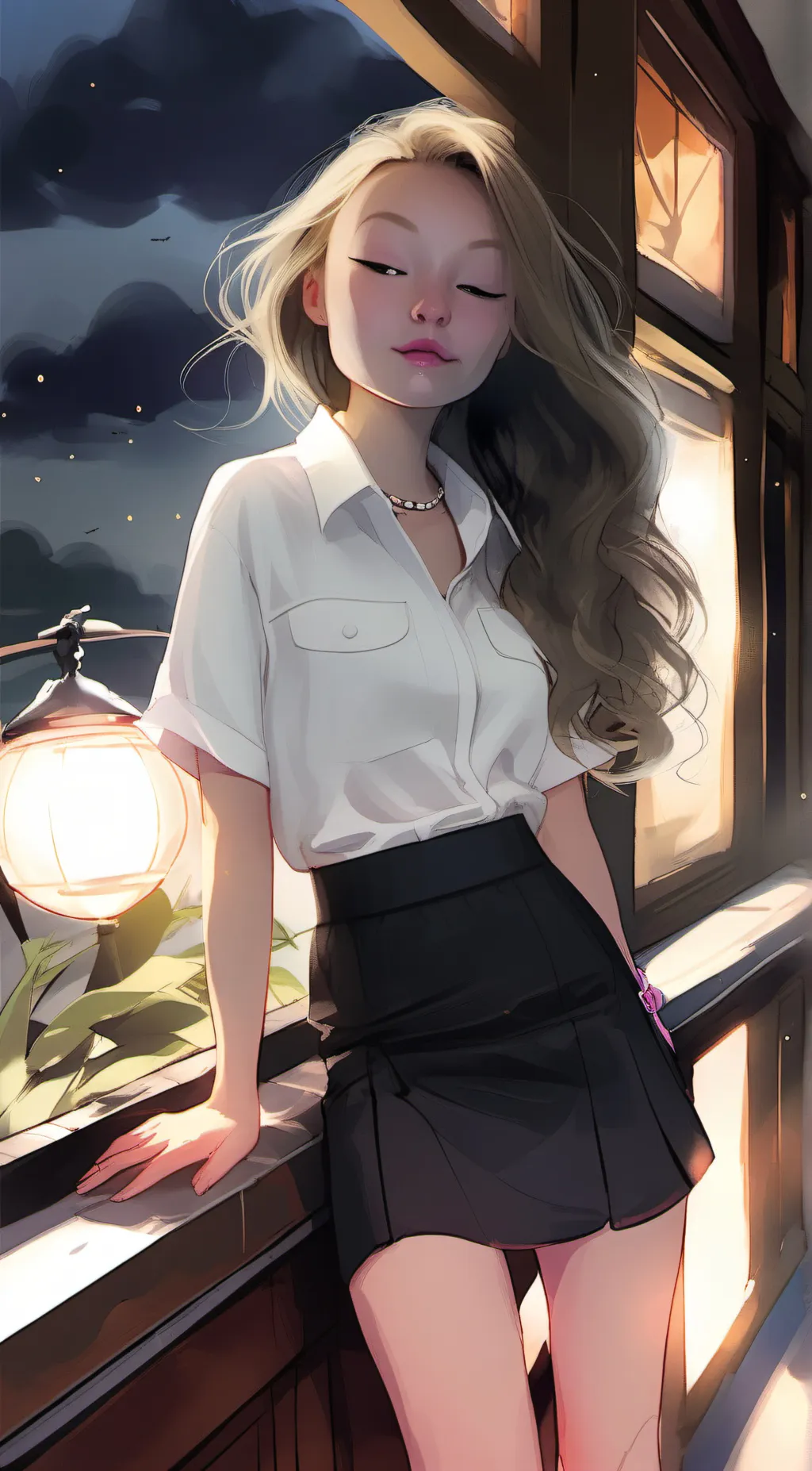 ai character: emma background