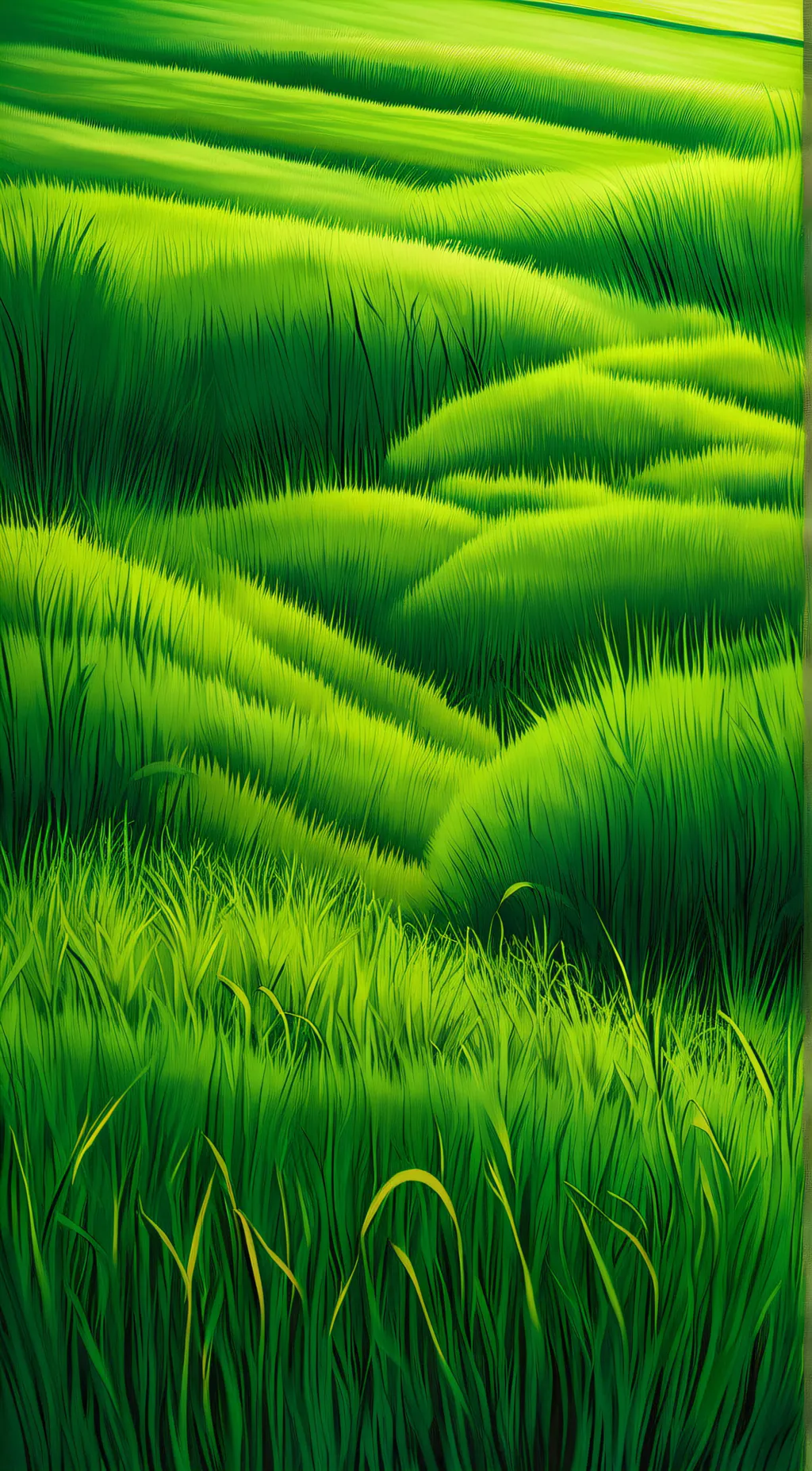 ai character: touch grass background