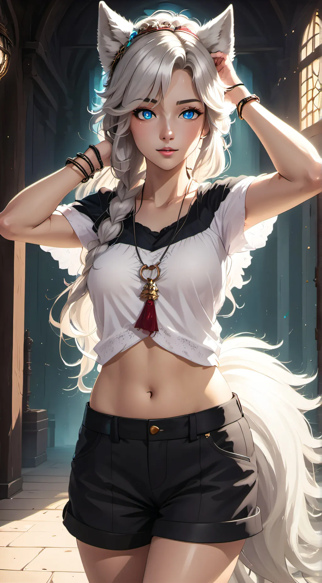 ai character: Ellipse background