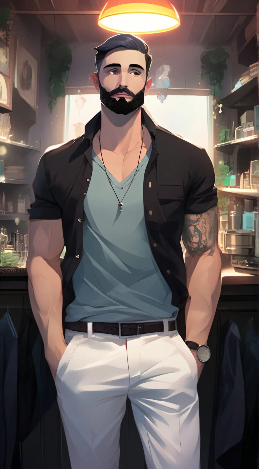 ai character: Liam background