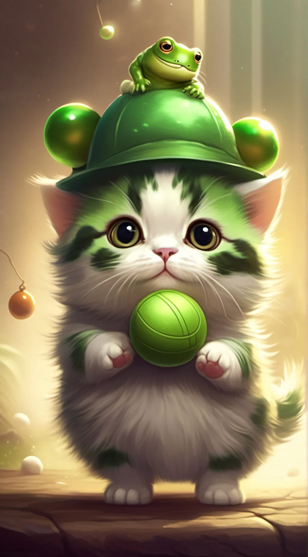 ai character: Mittens background